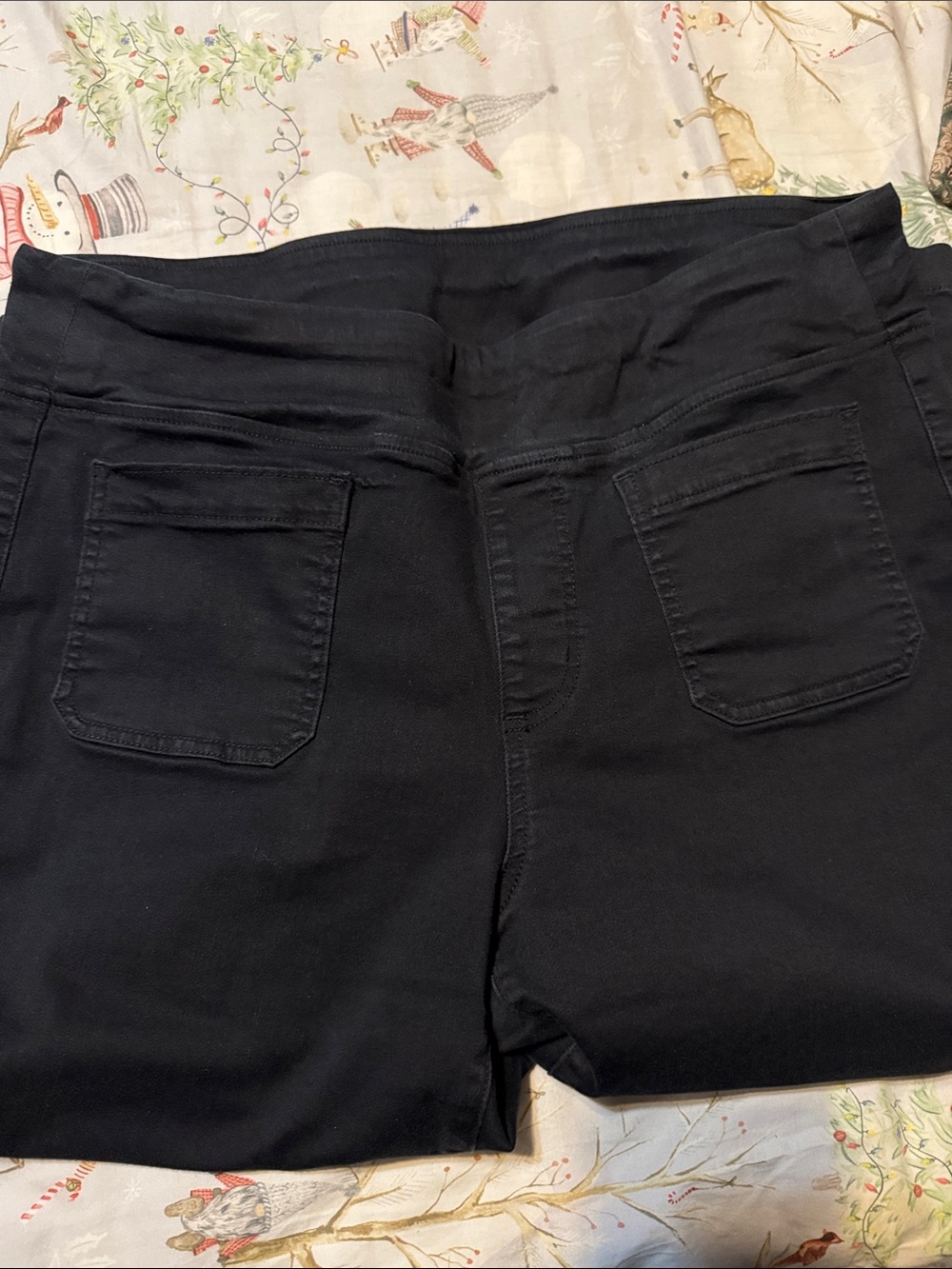 Black Stretch Pull-On Pants - Back Pocket Detail Belle by Kim Gravel